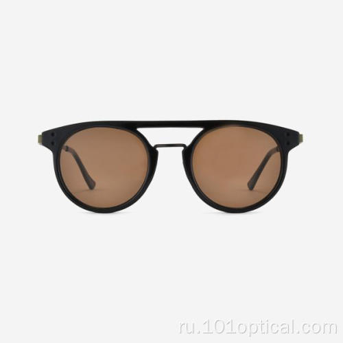 Круглые мужские солнцезащитные очки PC или CP